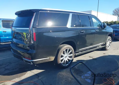 2021 Cadillac Escalade Esv 4Wd Premium Luxury Platinum из США, поврежденный, VIN 1GYS4MKLXMR409839